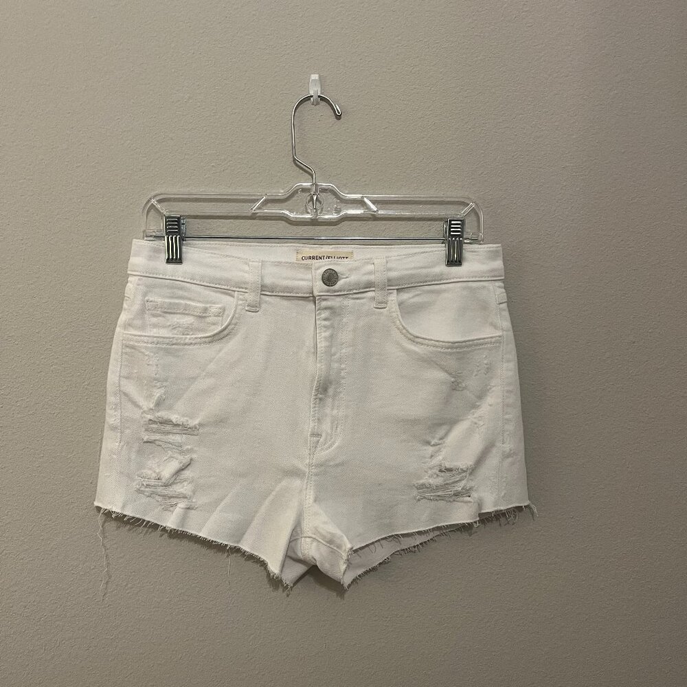 Current/Elliott the Escapade mid rise  jean shorts 26 NWOT